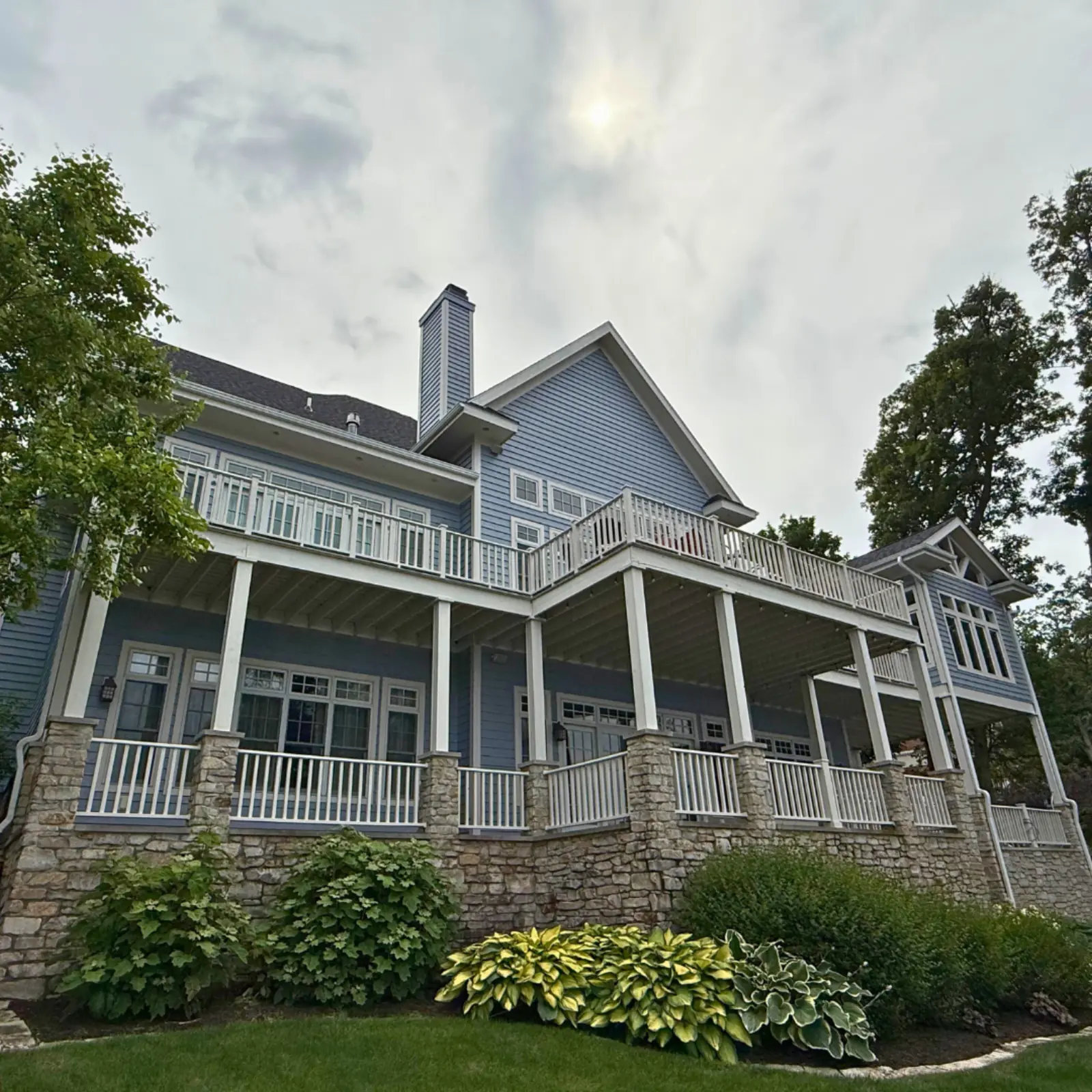 Gutters and downspouts painting in Macon County
