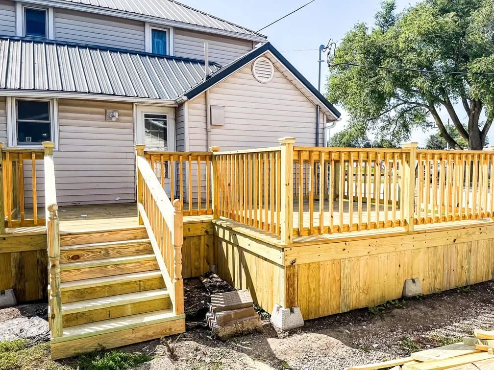 Deck refinishing in Decatur Illinois