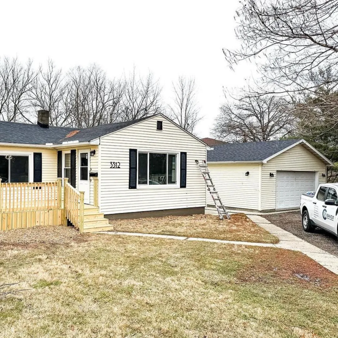 Deck staining and sealing project in Decatur IL