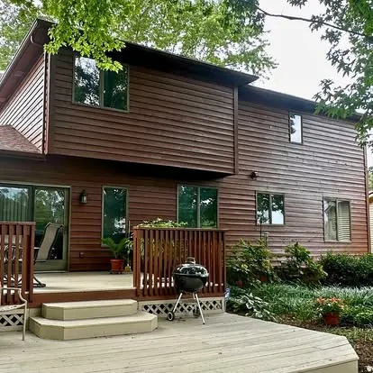 Exterior painting transformation in Central Illinois